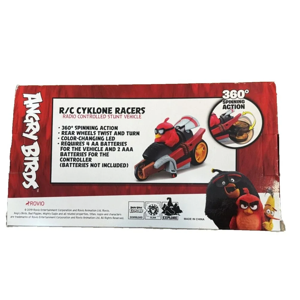 Maisto Angry Birds RC Cyklone Racers Radio Controlled Stunt Vehicle NEW Box